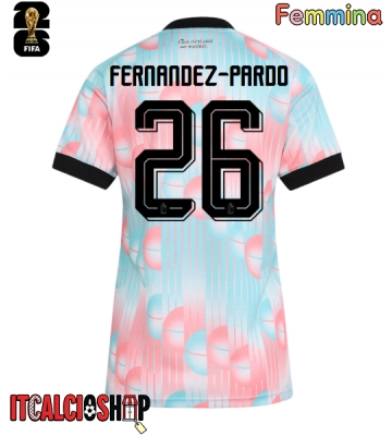 Belgio Matias Fernandez-Pardo #26 Seconda Maglia Femmina Mondiali 2026 Manica Corta